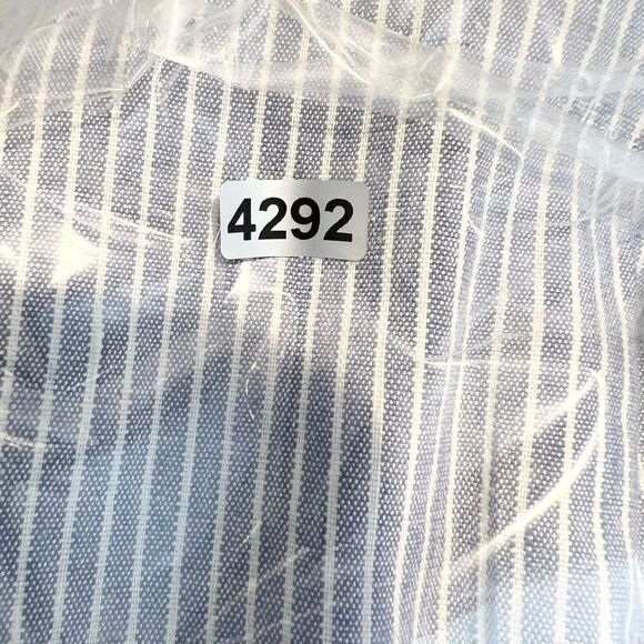 J. Jill Pants Linen Stretch Women L Striped Elastic Waist Button Detail Ankle - Picture 12 of 12